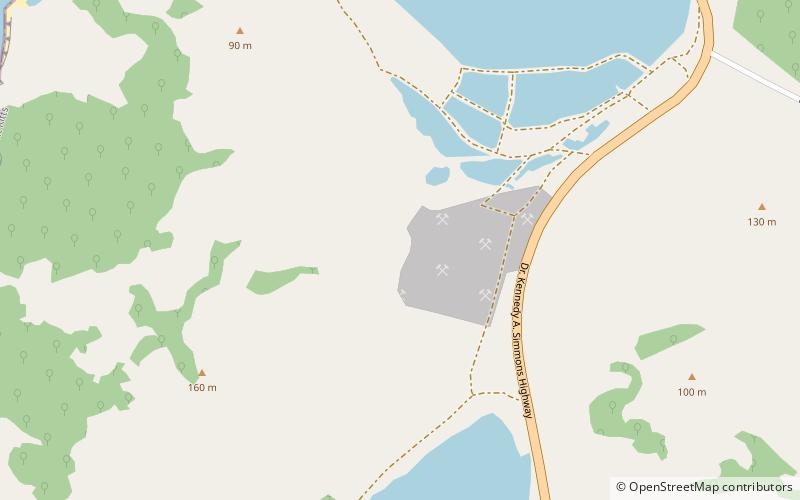 great salt pond saint christophe location map