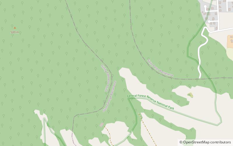 olivees mountain saint christophe location map