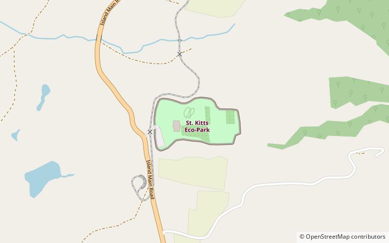 st kitts eco park location map