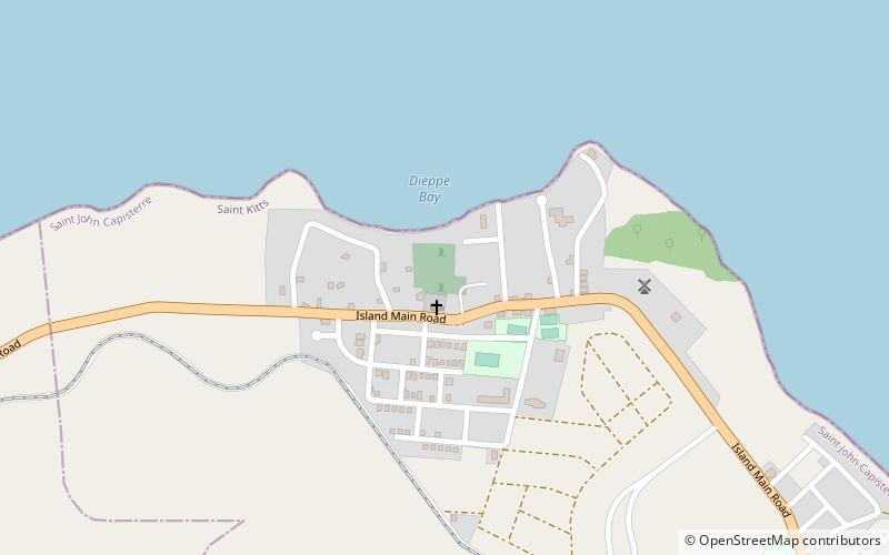 dieppe bay town st kitts location map
