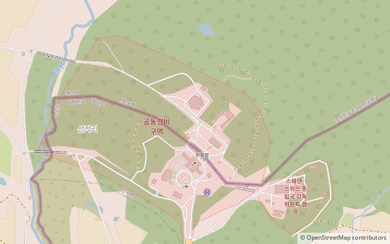 Panmunjom location map