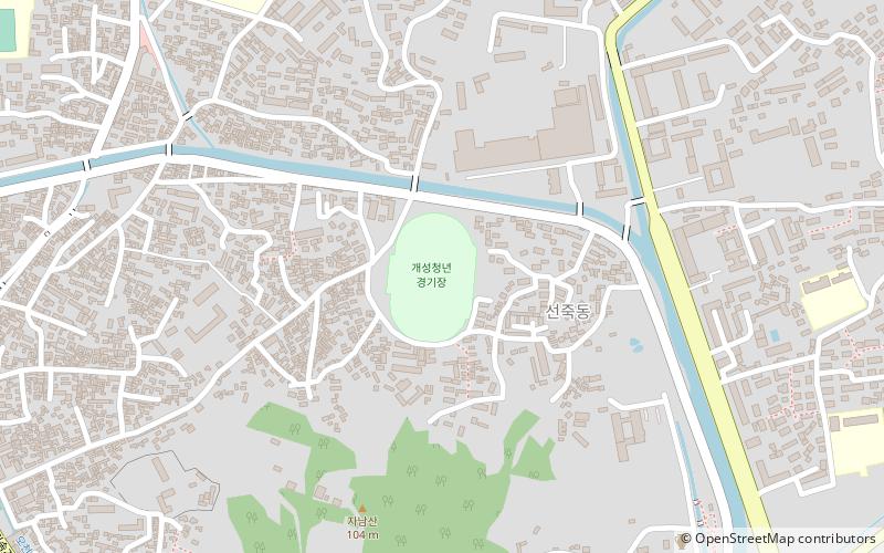western kaesong park kaesong location map