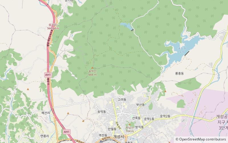 anhwa sa kaesong location map