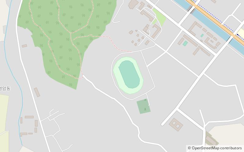 hwangju riverside stadium sariwon location map