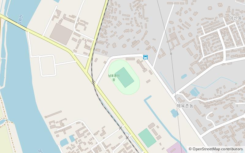 Nampo Stadium location map