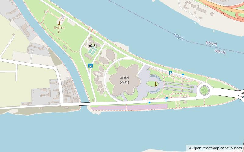 ssuk islet pjongjang location map