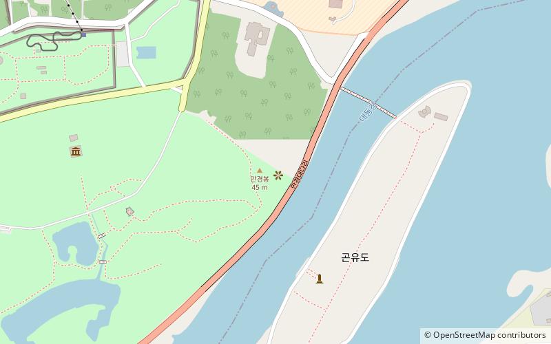 Mangyŏngdae location map
