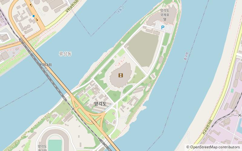 Internationale Kinohalle Pjöngjang location map