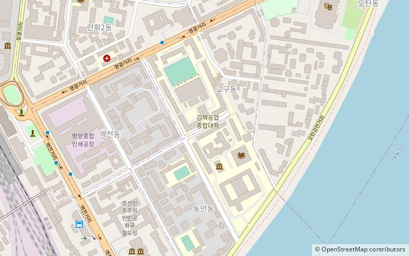 Université de technologie Kim Chaek location map