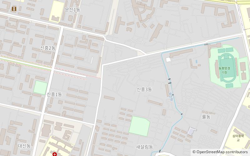 Tongdaewŏn-guyŏk location map