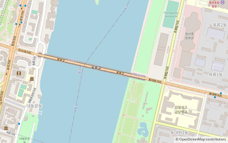 Okryu-Brücke location map