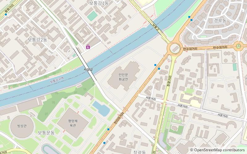 peoples palace of culture pjongjang location map