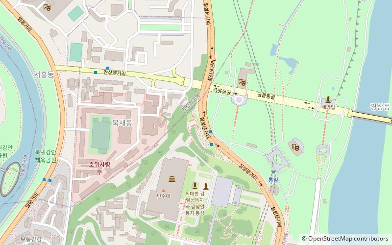 Chollima Statue location map