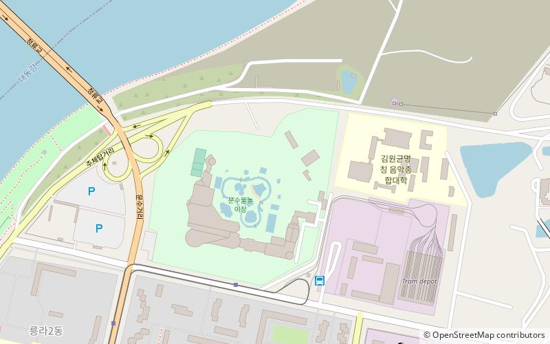 munsu funfair pjongjang location map