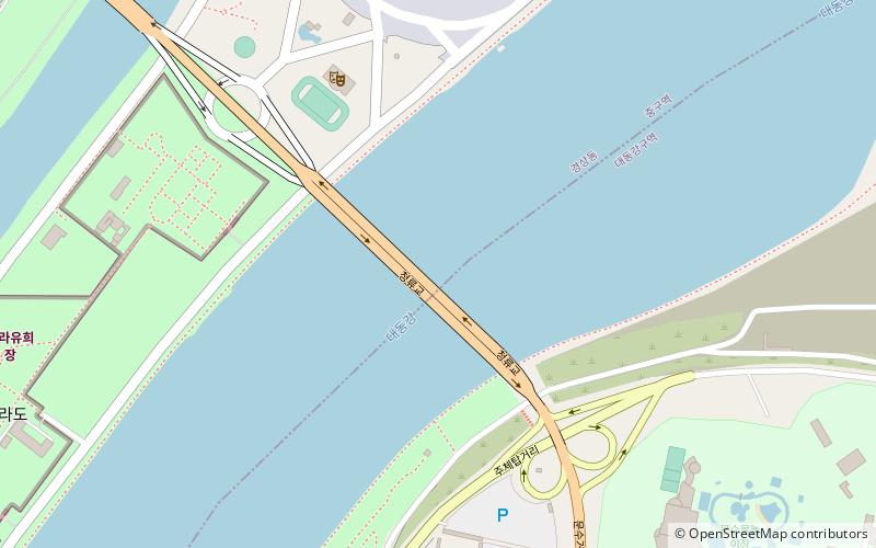 Chongryu Bridge location map