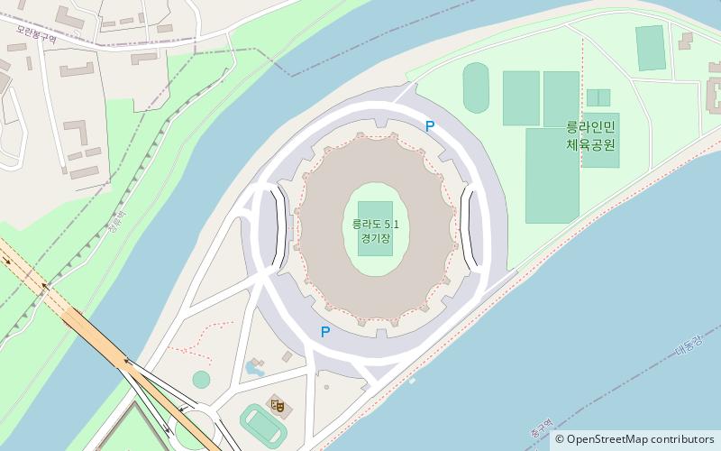 Stadion 1 Maja location map