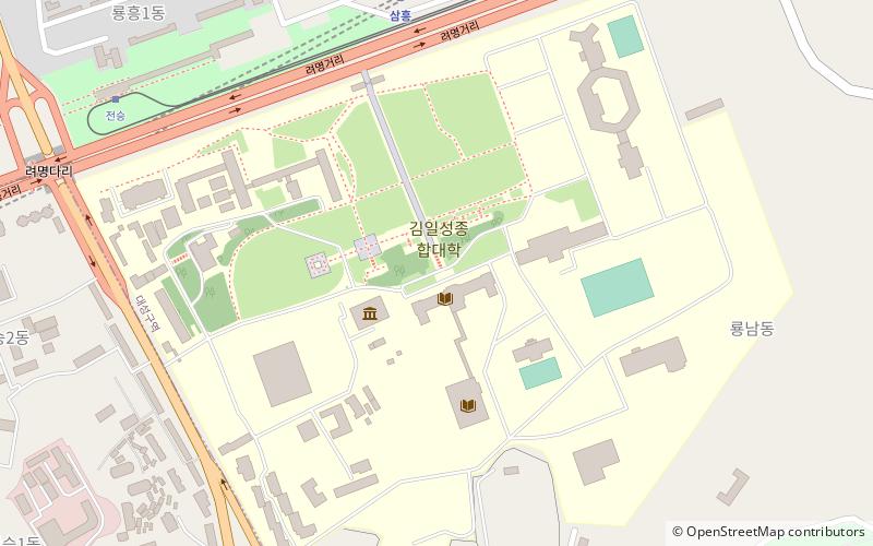 Université Kim Il-sung location map