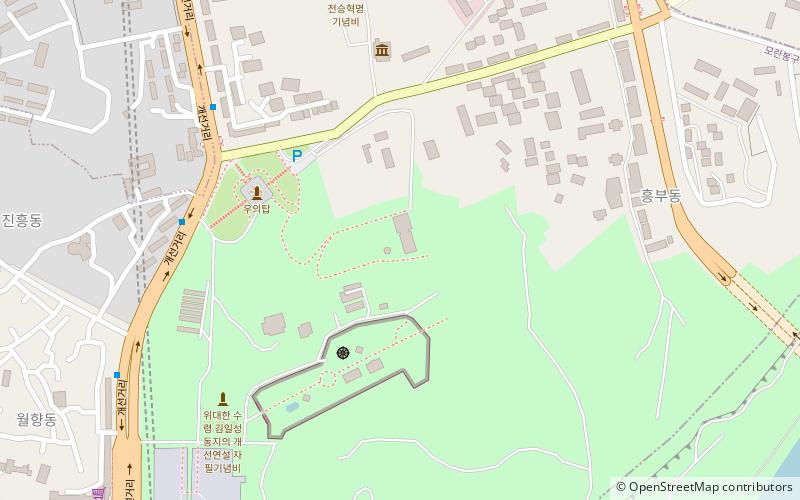Pyongyang TV Tower location map
