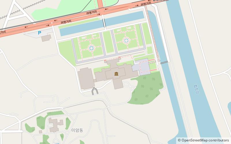 Kumsusan-Palast der Sonne location map