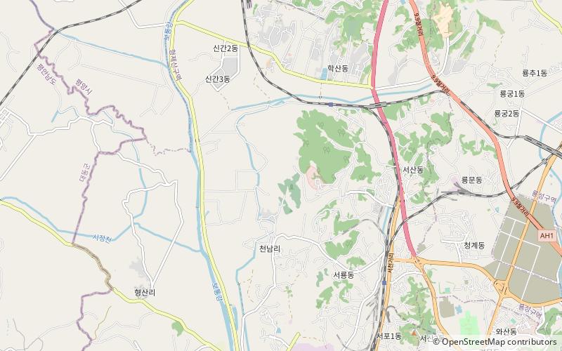 hyongjesan pjongjang location map