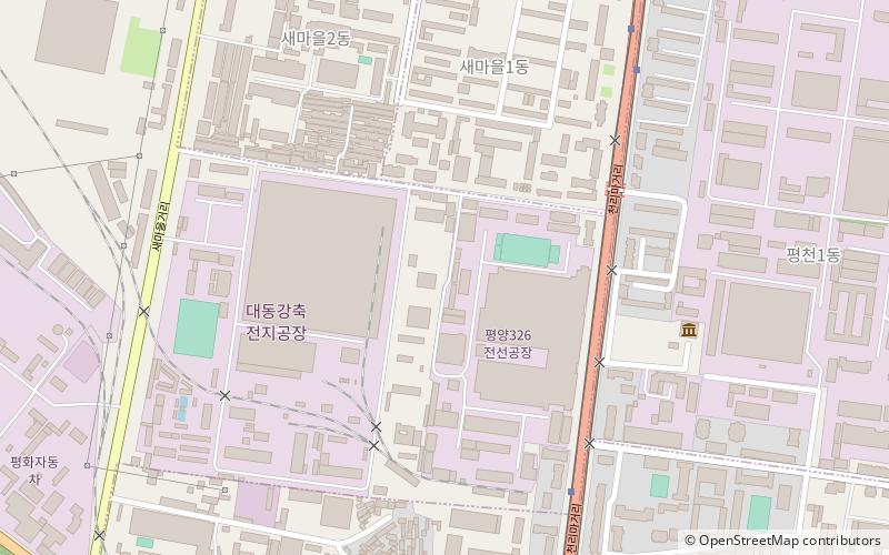 pyongchon pjongjang location map