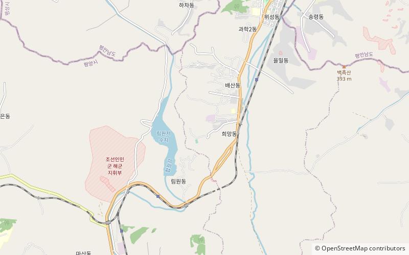 Unjong-guyok location map
