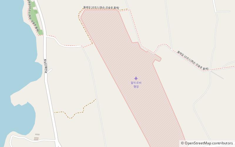 Alddreu Airfield location map