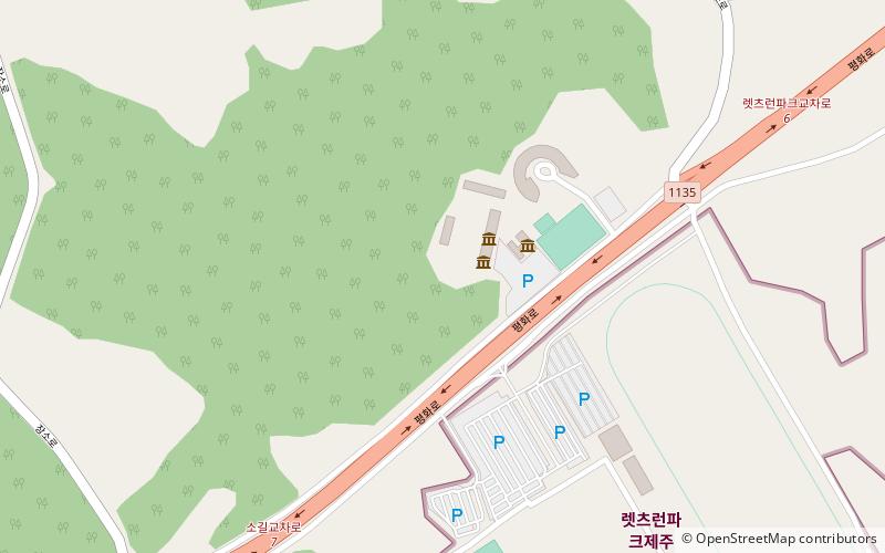 goseongmilogong won jeju island location map