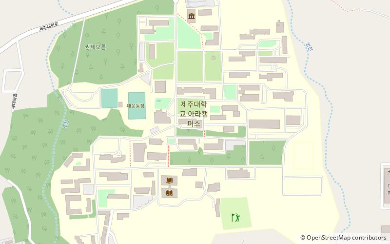 Université nationale de Jeju location map