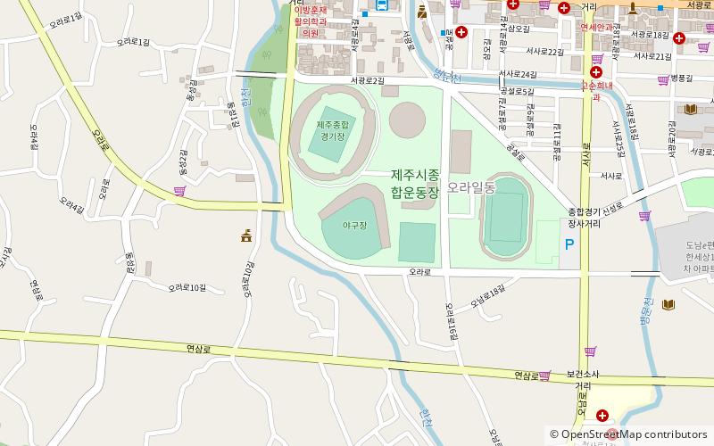 jeju baseball stadium location map