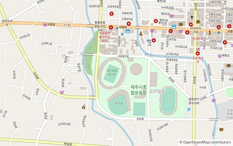 Jeju Stadium location map