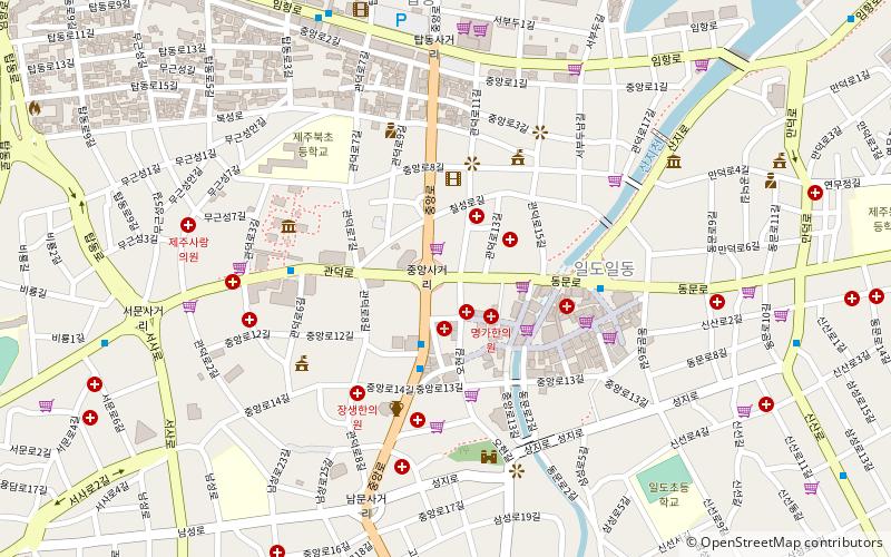 jungang underground shopping center jeju city location map
