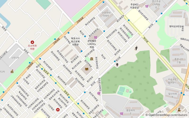 gibbeumssingkeugongjang exhibition hall mokpo location map