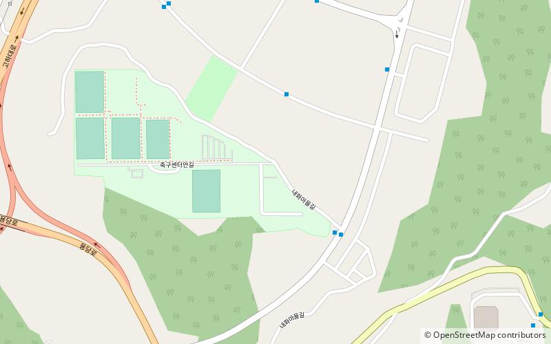 mokpo international football center location map