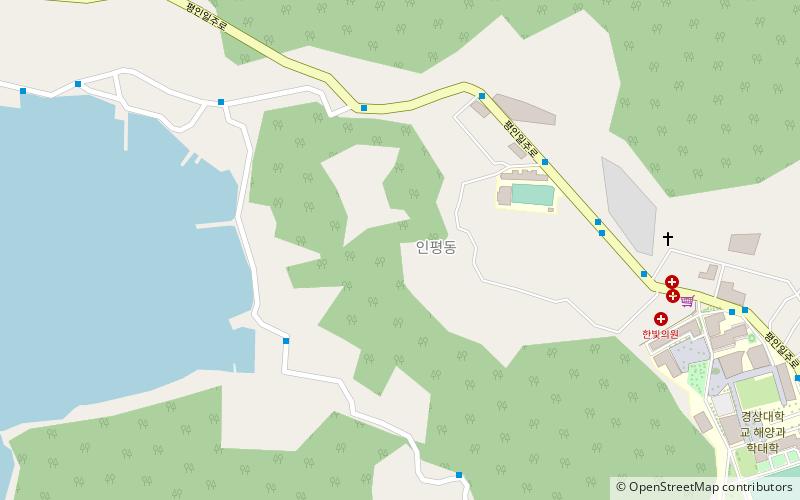 inpyeong dong tongyeong location map