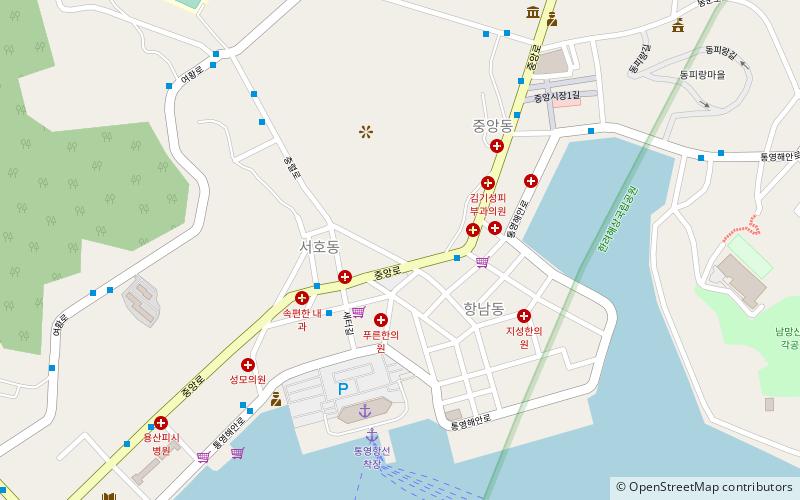folk village tongyeong location map