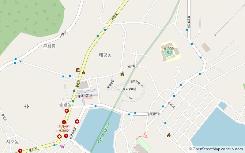 tongyeong buddhism exhibition hall location map