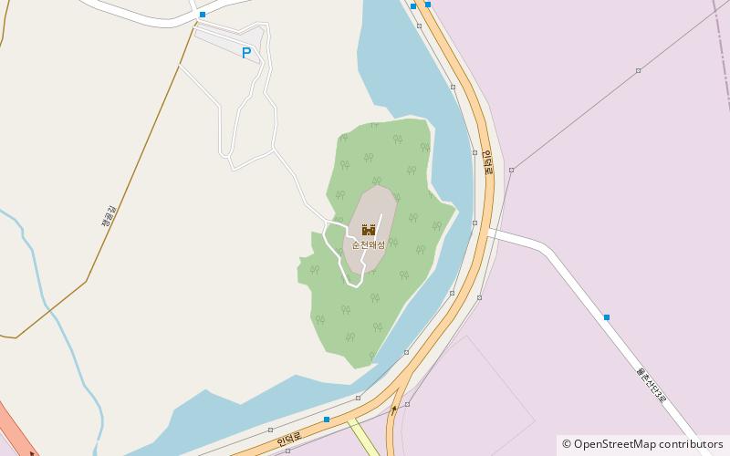 Castillo japonés de Suncheon location map