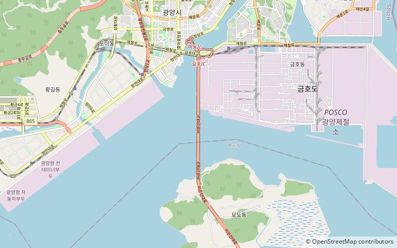 Yi-Sun-sin-Brücke location map