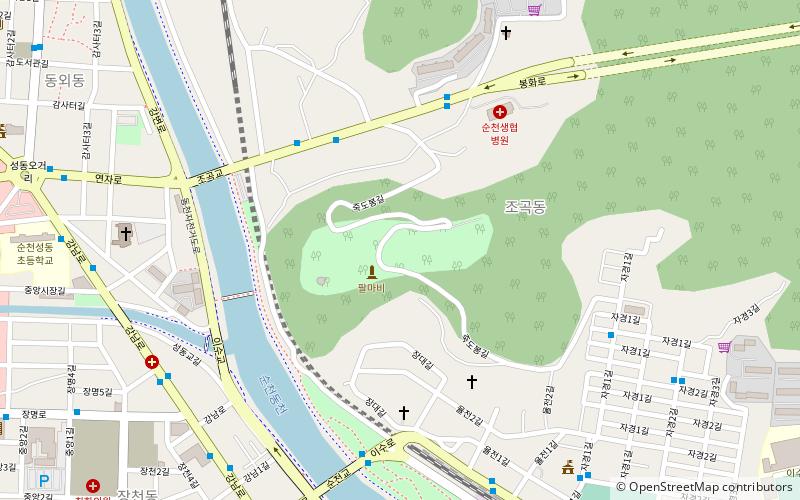 jukdobong park suncheon location map