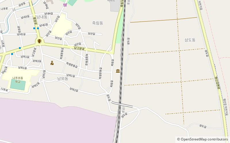 Naju Student Dongnipundong Memorial Hall location map