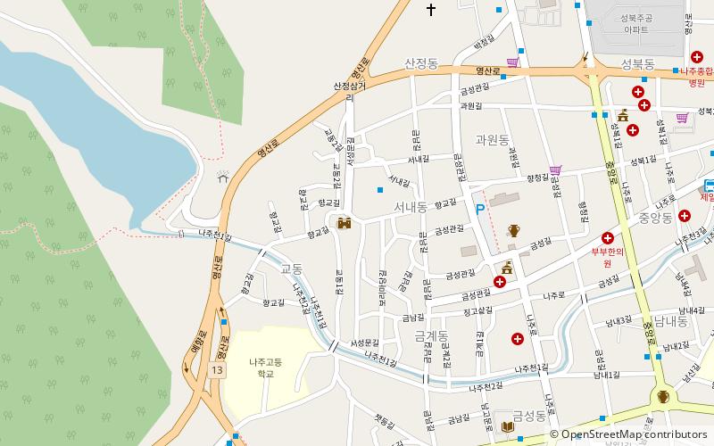 najueubseong seomun location map