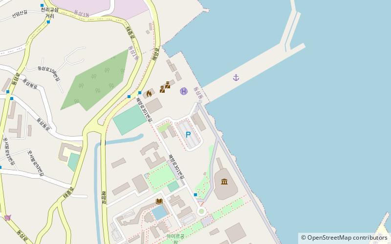 Korea National Maritime Museum location map