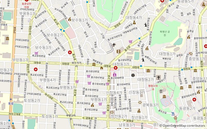 bosu book street pusan location map