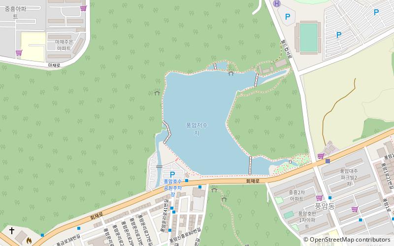 pungam lake gwangju location map