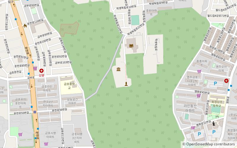 gwangju student independence movement memorial hall location map