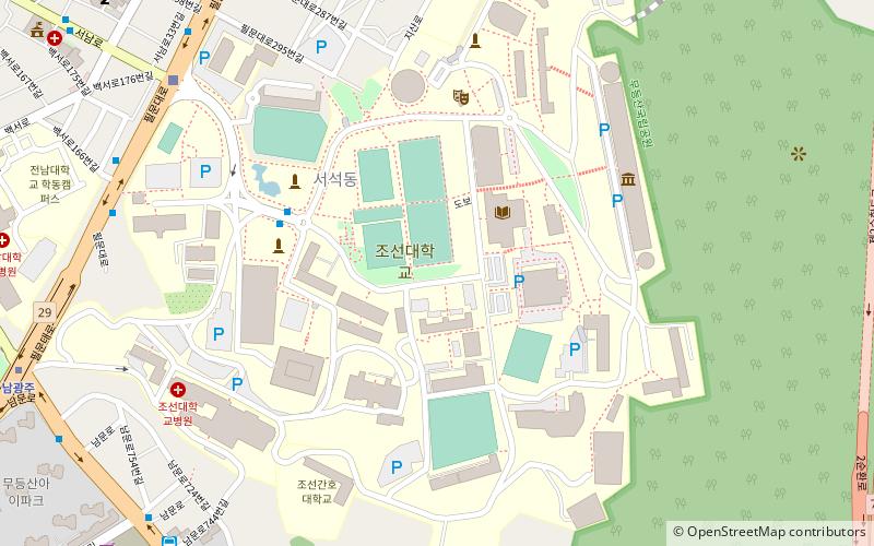 Université Chosun location map