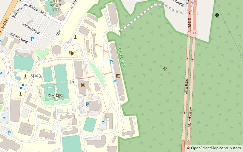 Chosun University Museum location map