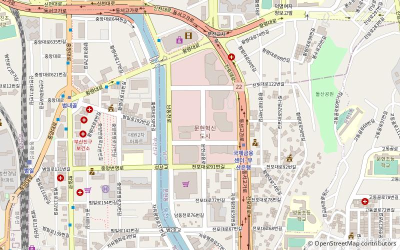 Busan International Finance Center location map