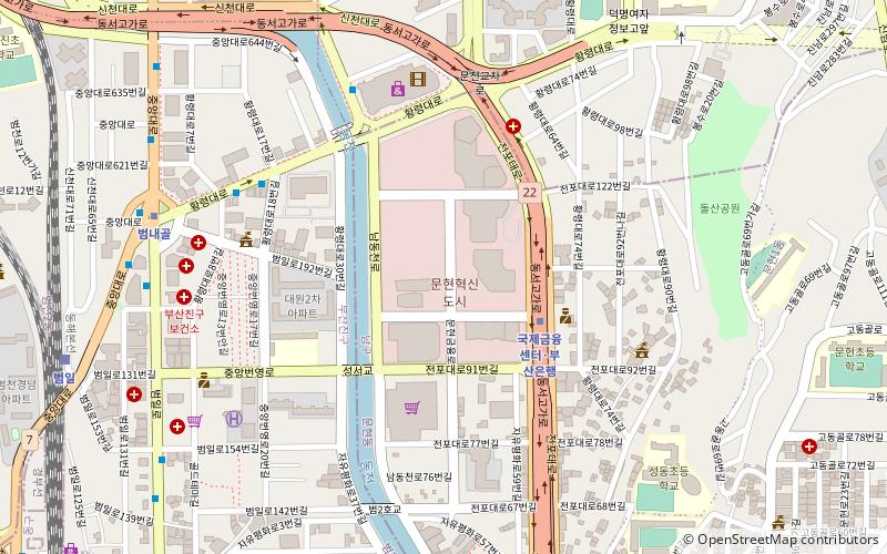 Busan International Finance Center Landmark Tower location map